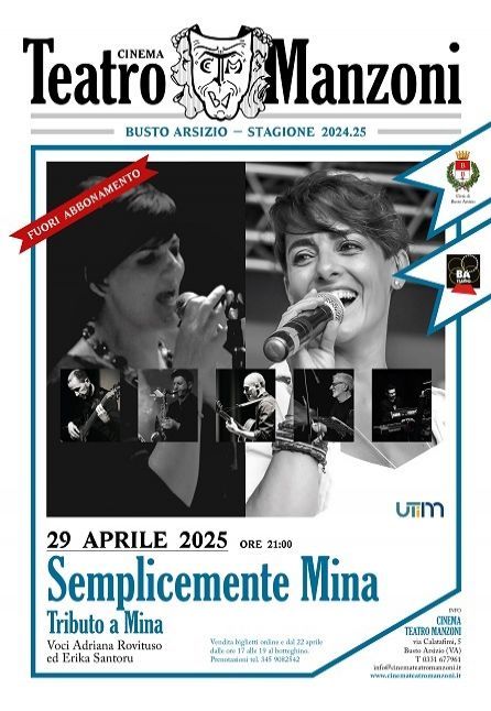 [TEATRO] MINA MUSIC STORY [MANZONI]